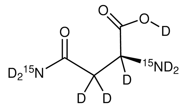 L-Asparagin-15N2,d8 98 atom % 15N, 98 atom % D, 98% (CP)