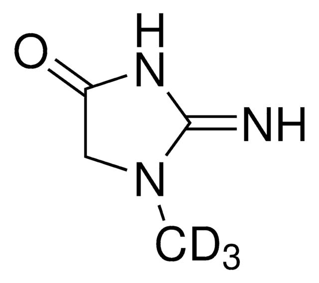 Creatinine-D3 solution 100&#160;&#956;g/mL ((50:50) MeOH:Water), certified reference material, ampule of 1&#160;mL, Cerilliant&#174;