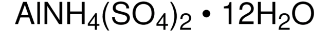 硫酸铵铝 十二水合物 ReagentPlus&#174;, &#8805;99% (titration)