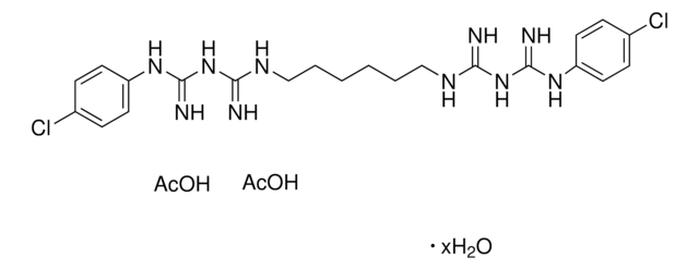 クロルヘキシジン 二酢酸塩 水和物 bis(biguanide) antimicrobial