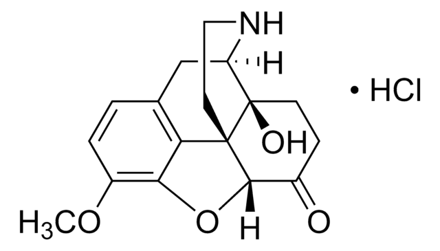 ノルオキシコドン 塩酸塩 溶液 1.0&#160;mg/mL in methanol (as free base), ampule of 1&#160;mL, certified reference material, Cerilliant&#174;