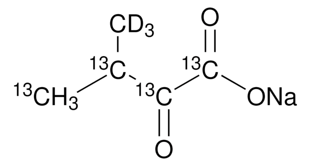 2-Keto-3-(methyl-d3)-butyric acid-1,2,3,4-13C4 sodium salt 98 atom % D, 99 atom % 13C