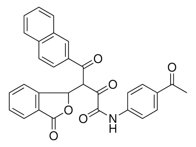 N-(4-AC-PH)-4-(2-NAPHTHYL)2,4-DIOXO-3-(3-OXO-1,3-2H-2-BENZOFURAN-1-YL)BUTANAMIDE AldrichCPR