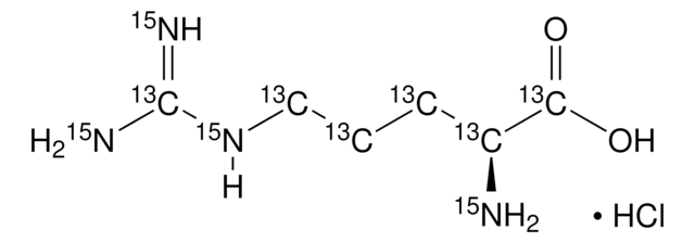 L-arginina-13C6,15N4 99 atom % 13C, 99 atom % 15N, 95% (CP)