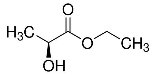 (&#8722;)-エチル L-乳酸 purum, &#8805;98.0% (sum of enantiomers, GC)