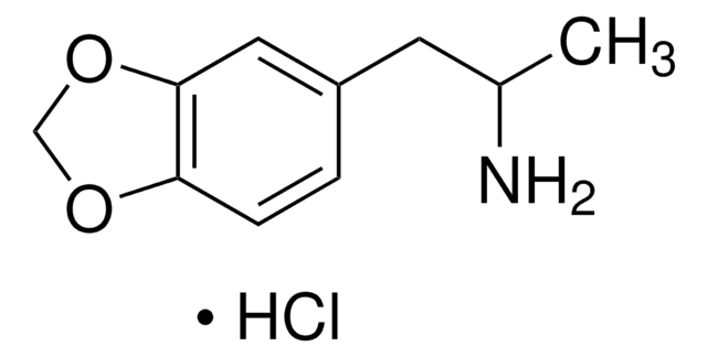 (±)-3,4-亚甲二氧基苯异丙胺 盐酸盐 &#8805;98% (TLC)