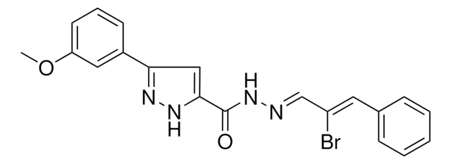 N'-(2-BR-3-PH-2-PROPENYLIDENE)-3-(3-METHOXYPHENYL)-1H-PYRAZOLE-5-CARBOHYDRAZIDE AldrichCPR