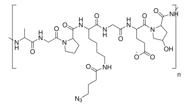 Azide functionalized gelatin degree of substitution &gt;80%