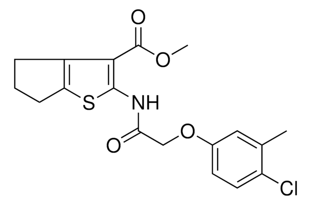 METHYL 2-{[(4-CHLORO-3-METHYLPHENOXY)ACETYL]AMINO}-5,6-DIHYDRO-4H-CYCLOPENTA[B]THIOPHENE-3-CARBOXYLATE AldrichCPR