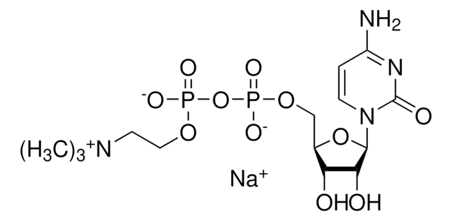 シチジン5&#8242;-ジホスホコリン ナトリウム塩 二水和物 ~98%, from yeast, solid