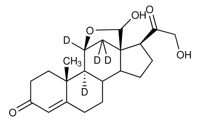 アルドステロン-9,11,12,12-d4 溶液 100&#160;&#956;g/mL in acetonitrile, &#8805;98 atom % D, &#8805;97% (CP)