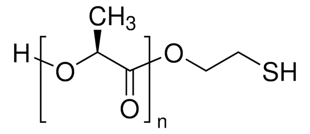 Poly(L-lactide), thiol terminated average Mn 2,500, PDI &#8804;1.2