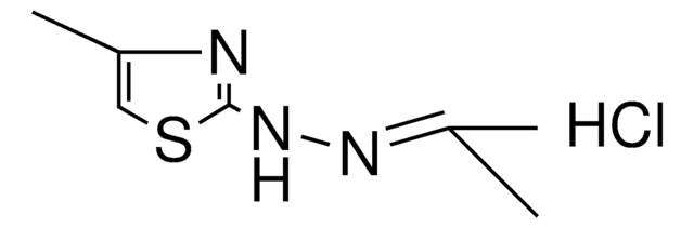 ACETONE (4-METHYL-2-THIAZOLYL)HYDRAZONE HYDROCHLORIDE AldrichCPR