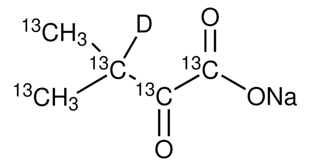 2-Keto-3-methylbuttersäure-13C5,3-d Natriumsalz 98 atom % D, 99 atom % 13C