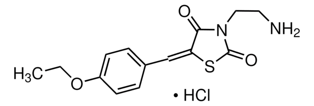 3-(2-アミノエチル)-5-((4-エトキシフェニル)メチレン)-2,4-チアゾリジンジオン 塩酸塩 powder, &#8805;98% (HPLC)