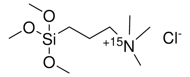 3-(三甲氧基硅基)丙基-N,N,N-三甲基氯化铵-15N 99 atom % 15N, 97% (CP)