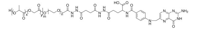 Folate-poly(ethylene glycol)-b-poly(lactide-co-glycolide) PEG average Mn 2,000, PLGA average Mn 10,000, lactide:glycolide 50:50