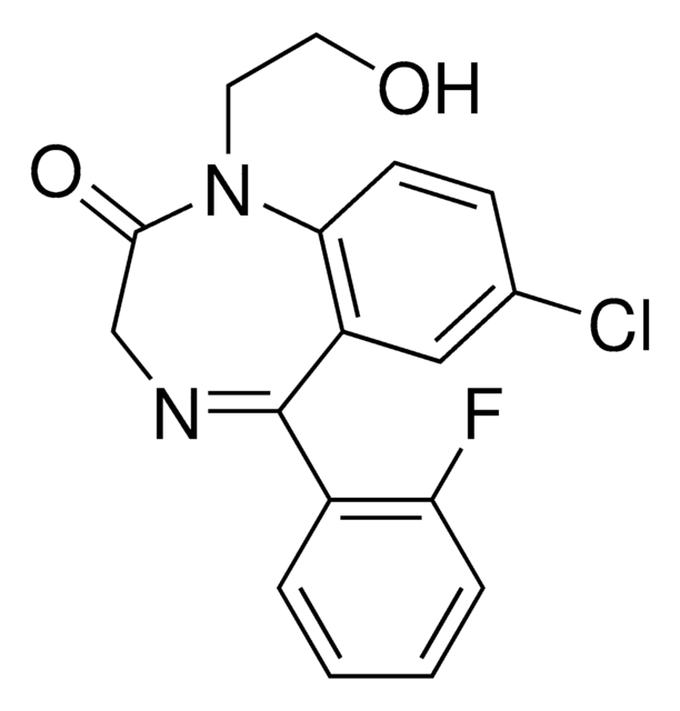 2-Hydroxyethylflurazepam solution 1.0&#160;mg/mL in methanol, ampule of 1&#160;mL, certified reference material, Cerilliant&#174;