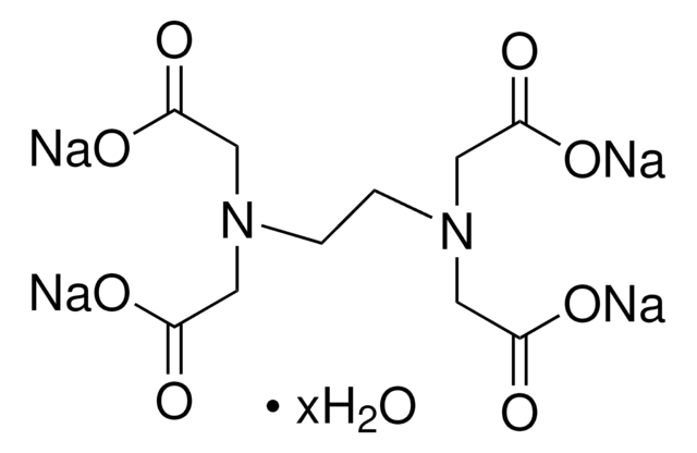 Ethylenediaminetetraacetic acid tetrasodium salt hydrate purum, &#8805;80% C10H12N2Na4O8 basis