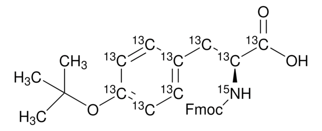 Fmoc-O-叔丁基-L-酪氨酸-13C9,15N 98 atom % 15N, 98 atom % 13C, 97% (CP)