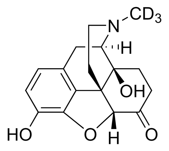 Oxymorphone-D3 solution 100&#160;&#956;g/mL in methanol, ampule of 1&#160;mL, certified reference material, Cerilliant&#174;