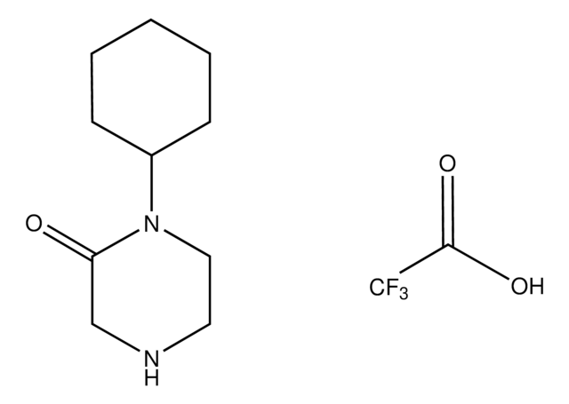 1-Cyclohexylpiperazin-2-one trifluoroacetate AldrichCPR