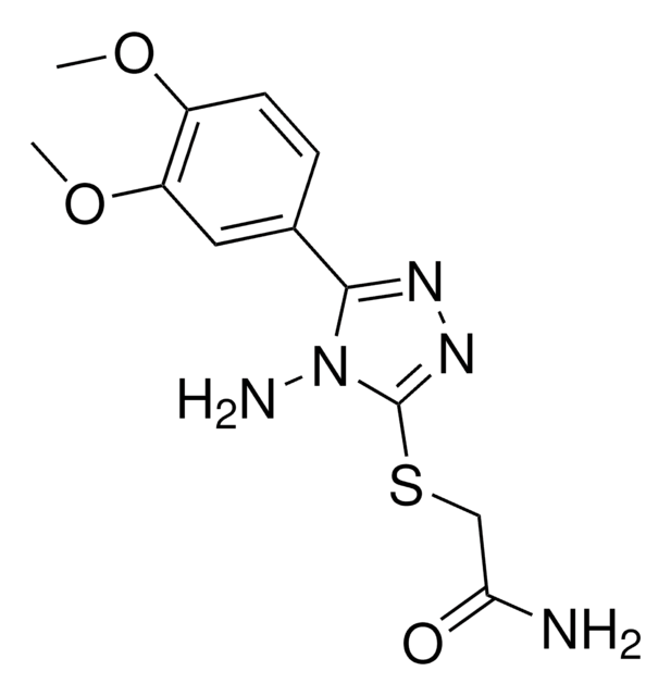 2-((4-AMINO-5-(3,4-DIMETHOXYPHENYL)-4H-1,2,4-TRIAZOL-3-YL)THIO)ACETAMIDE AldrichCPR