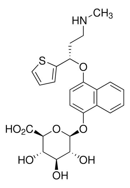 4-Hydroxyduloxetine-beta-D-glucuronide solution 100&#160;&#956;g/mL in methanol, certified reference material, ampule of 1&#160;mL, Cerilliant&#174;