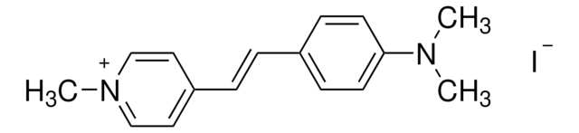 trans-4-[4-(ジメチルアミノ)スチリル]-1-メチルピリジニウムヨージド Dye content 98&#160;%