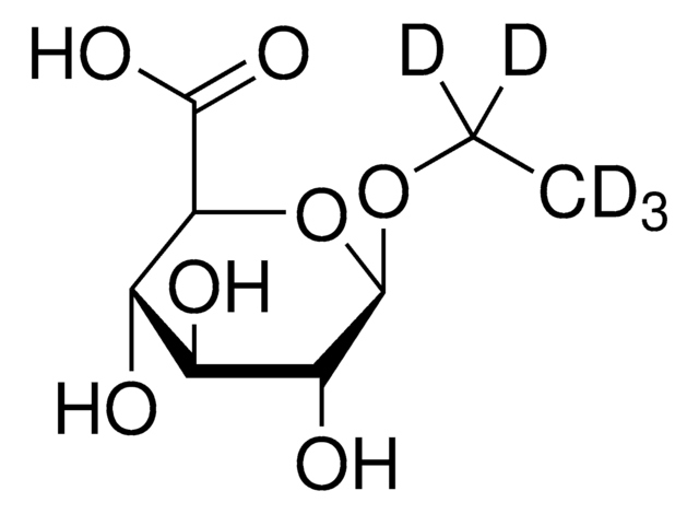 Etil-&#946;-D-glucuronide-(etil-d5) 1.0&#160;mg/mL in methanol, ampule of 1&#160;mL, certified reference material, Cerilliant&#174;