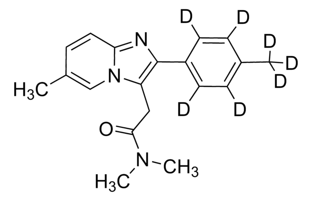 ゾルピデム-D7 溶液 100&#160;&#956;g/mL in methanol, ampule of 1&#160;mL, certified reference material, Cerilliant&#174;