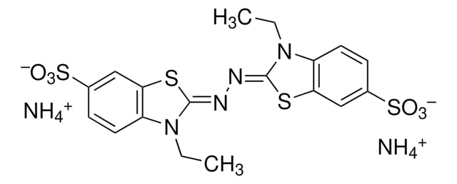 2,2&#8242;-アジノ-ビス(3-エチルベンゾチアゾリン-6-スルホン酸) 二アンモニウム塩 &#8805;98% (HPLC)