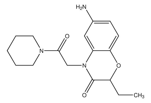 6-Amino-2-Et-4-(2-oxo-2-(piperidin-1-yl)ethyl)-2H-benzo[b]-1,4-oxazin-3(4H)-one