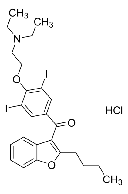 Amiodaron -hydrochlorid -Lösung 1.0&#160;mg/mL in methanol (as free base), ampule of 1&#160;mL, certified reference material, Cerilliant&#174;