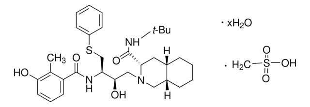 奈非那韦 甲磺酸酯 水合物 &#8805;98% (HPLC)