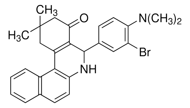 Glutaminase-Inhibitor, Verbindung 968 Glutaminase Inhibitor, Compd 968, is a cell-permeable, reversible inhibitor of mitochondrial glutaminase. Represses growth &amp; invasive activity in glutaminase upregulated fibroblasts and tumor cells.