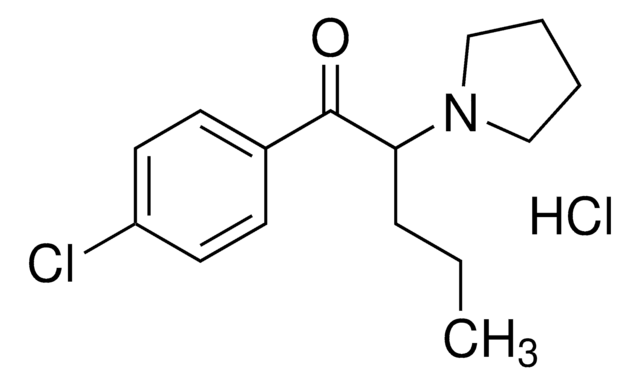 4-Cl-alpha-PVP hydrochloride solution 1&#160;mg/mL in methanol (as free base), certified reference material, ampule of 1&#160;mL, Cerilliant&#174;