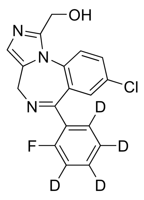 &#945;-羟基咪达唑仑-D4 溶液 100&#160;&#956;g/mL in methanol, ampule of 1&#160;mL, certified reference material, Cerilliant&#174;