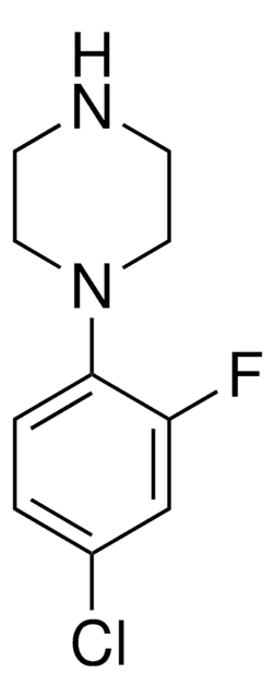 1-(4-chloro-2-fluorophenyl)piperazine AldrichCPR