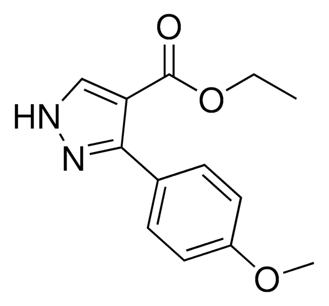 Ethyl 3-(4-methoxyphenyl)-1H-pyrazole-4-carboxylate AldrichCPR