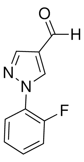 1-(2-Fluoro-phenyl)-1H-pyrazole-4-carbaldehyde AldrichCPR