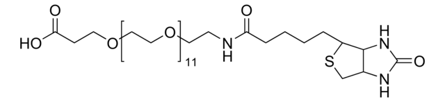 O-[2-(Biotinylamino)ethyl]-O&#8242;-(2-carboxyethyl)undecaethylene glycol &#8805;95% (oligomer purity)