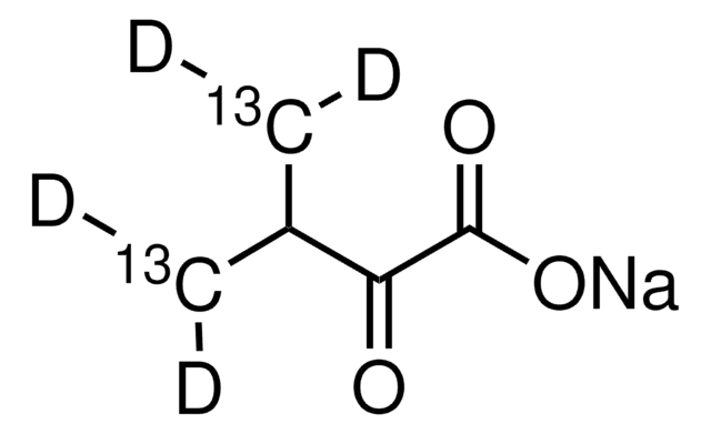 2-酮-3-(甲基-13C,d2)-丁酸-4-13C,d2 钠盐 98 atom % D, 98 atom % 13C