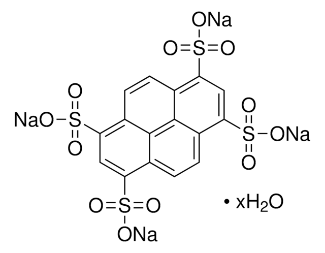 1,3,6,8-ピレンテトラスルホン酸 四ナトリウム塩 水和物 suitable for fluorescence, &#8805;98% (HPLC)