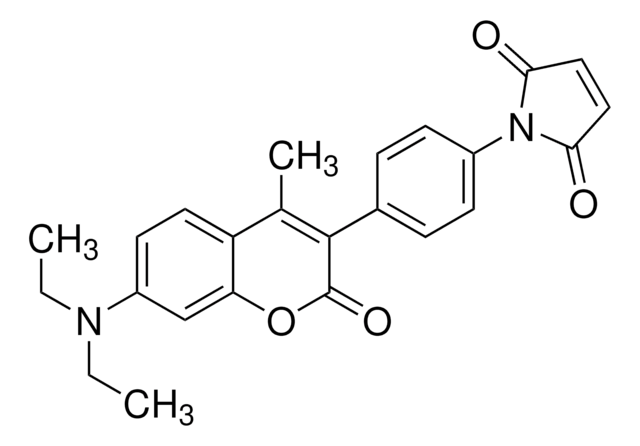 7-Diethylamino-3-(4-Maleimidophenyl)-4-Methylcumarin suitable for fluorescence, BioReagent, &#8805;90% (HPCE)