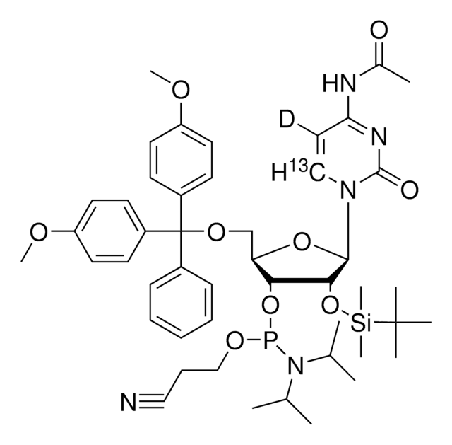 DMT-2&#8242;O-TBDMS-rC(ac)-6-13C,5-d phosphoramidite &#8805;98 atom % 13C, &#8805;98 atom % D, &#8805;95% (CP)