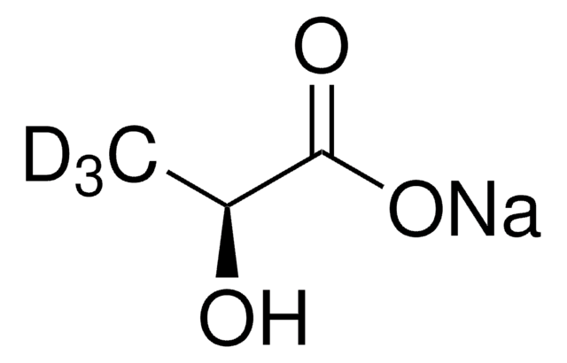 L-乳酸钠-3,3,3-d3 溶液 45-55&#160;% (w/w) in H2O, &#8805;98 atom % D, &#8805;98% (CP), &#8805;98% (Chiral Purity, HPLC)