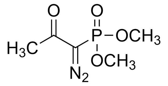 (1-Diazo-2-oxopropyl)-phosphonsäure-dimethylester -Lösung ~10% in acetonitrile (H-NMR), &#8805;96% (HPLC)