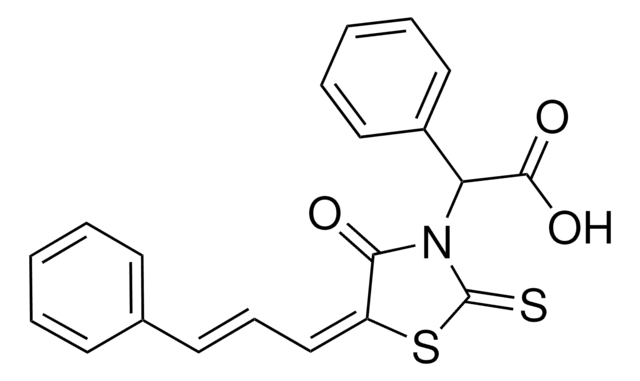 (4-OXO-5-(3-PH-2-PROPENYLIDENE)-2-THIOXO-1,3-THIAZOLIDIN-3-YL)(PH)ACETIC ACID AldrichCPR