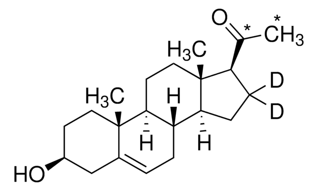 孕烯醇酮-13C2,D2 溶液 100&#160;&#956;g/mL in acetonitrile, certified reference material, ampule of 1&#160;mL, Cerilliant&#174;